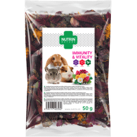Maškrta NUTRIN Nature Immunity & Vitality pre hlodavce 50g