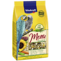 Vitakraft Menu krmivo pre veľké papagáje 1 kg