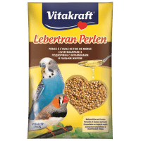 Barības piedeva putniem – Vitakraft Codliver Perls for Budgies, 20 g
