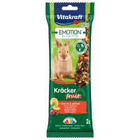 Gardums grauzējiem – Vitakraft Emotion Rabbit, Kräcker fruit, 2 gab.