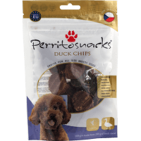 Pochoutka Perrito Sušené kachní chipsy pro psy 100 g