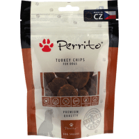 Pochoutka Perrito sušené krůtí chipsy pro psy 100 g