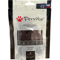 Pochoutka Perrito Sušené kuřecí koláčky pro psy 100 g