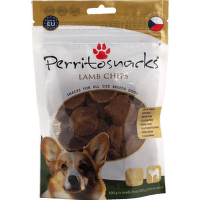 Pochoutka Perrito sušené jehněčí chipsy pro psy 100 g