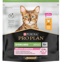 Bar­ība kaķiem – Pro Plan Sterilised Adult Delicate Digestion, Chicken, 0,4 kg