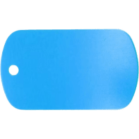 Medaljons – Military Tag Small, Blue