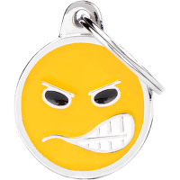 Známka My Family Charms emotikon ANGRY