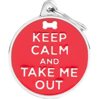 Známka My Family Charms popis KEEP CALM/OUT