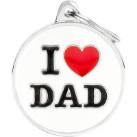 Známka My Family Charms popis I LOVE DAD