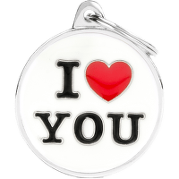 Známka My Family Charms popis I LOVE YOU