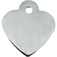 Medaljons – Heart Small, Chrome