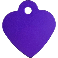 Medaljons – Heart Small, Purple