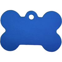Medaljons – Bone Large, Dark Blue