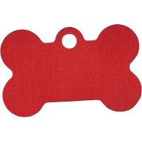 Medaljons – Bone Small, Red