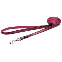 Vodítko ROGZ Fancy Dress Pink Bone S