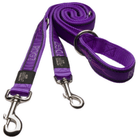 Vodítko Rogz Fancy Dress Purple Chrome přepínací M