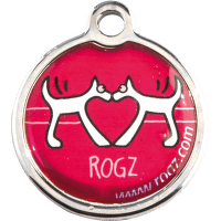 Známka ROGZ Red Heart kovová S