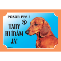 Tabulka Dafiko jezevčík hladkosrstý