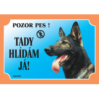 Tabulka Dafiko německý ovčák vlkošedý