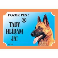 Tabulka Dafiko belgický ovčák