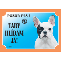 Tabulka Dafiko francouzský buldoček světlý