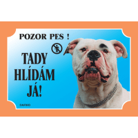 Tabulka Dafiko americký buldok