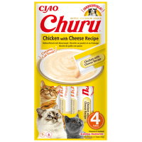 Churu lízací pochoutka kuře se sýrem 4x14g