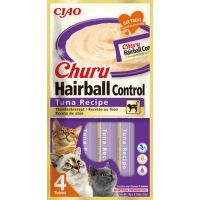 Churu cat lízacia poch.  Hairball tuniak 4 x 14 g
