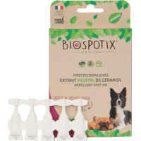 Biog Biospotix dog spot-on  s repelentným účinkom S-M  5 x 1 ml
