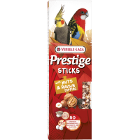 Tyčinky Versele-Laga Prestige veľký papagáj orechy s hrozienkami 140g 2ks