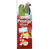 Tyčinky Versele-Laga Prestige veľký papagáj banán s kokosom 140g 2ks