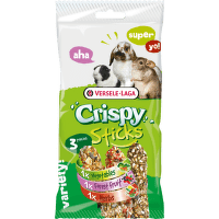 Gardums grauzējiem – Versele-Laga Crispy Sticks Triple Variety Pack Herbivores, 3 x 55 g