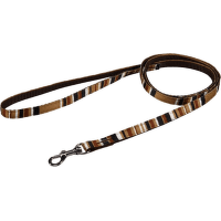 Vodítko BaF nylon proužky hnědé 1x120cm