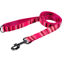 Vodítko BaF nylon proužky růžové 2x150cm
