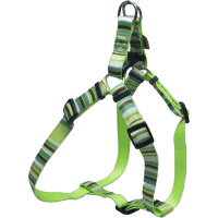 Postroj BaF nylon proužky zelený 1,5x32-46cm