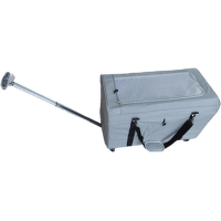 PawHut Box prepravný pre psov sivý 76 x 38 x 46 cm 