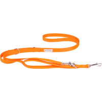 Vodítko pro psy Amiplay Samba 7v1 nastavitelné oranžové S 100–200 cm × 1,5 cm
