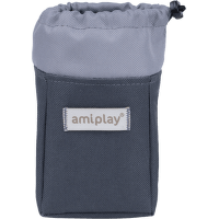 Pamlskovník pro psy  Amiplay Samba šedý  8 x 6 x 10 cm