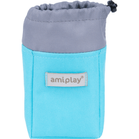 Pamlskovník pro psy Amiplay Samba modrý 8 × 6 × 10 cm