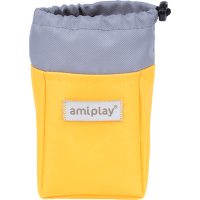 Pamlskovník pro psy Amiplay Samba žlutý 8 × 6 × 10 cm