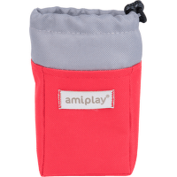 Pamlskovník pro psy Amiplay Samba červený 8 × 6 × 10 cm