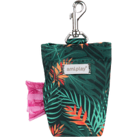 Pouzdro na sáčky na psí exkrementy Amiplay BeHappy Jungle 6 × 2 × 11 cm