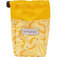 Pamlskovník pro psy Amiplay BeHappy Banana 6 × 2 × 11 cm