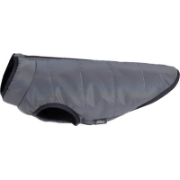 Kabát pro psy Amiplay Petrol reflexní šedý 40 × 41 × 55–62 cm