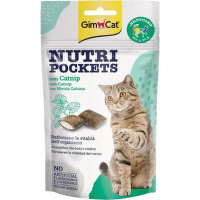 Gardums kaķiem – GimCat Nutri Pockets with Mint and Multivitamin, 60 g