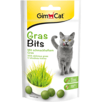 Лакомство для кошек – GimCat GrasBits, 15 г