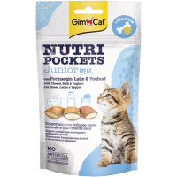 Gardums kaķiem – GimCat Nutri Pockets Junior Mix, 60 g