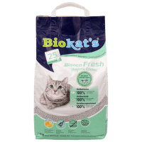 Cementējošās smiltis kaķu tualetei – Biokat's Fresh, 5 kg