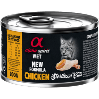 Alpha Spirit Cat Sterilised Chicken 200g