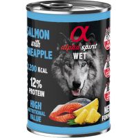 Alpha Spirit Dog Salmon & Pineapple 400g